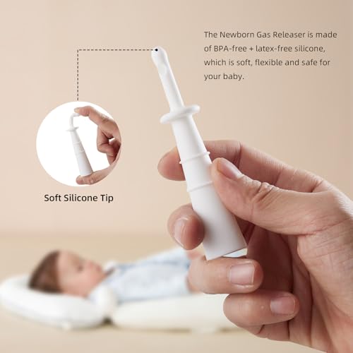 Image of Baby Gas and Colic Reliever for Babies, Safe & Effective Colic Passer 12 pcs, Natural Solution for Baby Constipation, Soft and Flexible Silicone