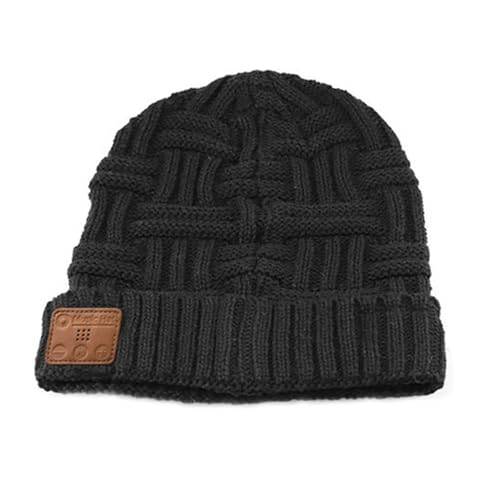 Gorro con auriculares inalámbricos y linterna LED, el regalo ideal de invierno para papá y marido