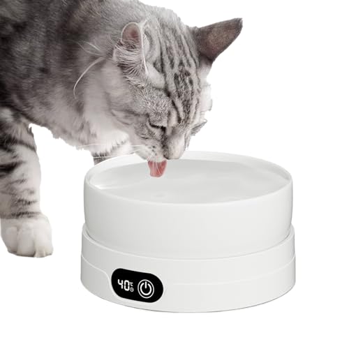 Mihauuke Beheizter Hundenapf - 4 Temperatur Einstellungen Winter Trinknapf | Thermischer Katzen Wassernapf - Für Hühner Vögel Und Andere Tiere Wie Welpen Und Kätzchen