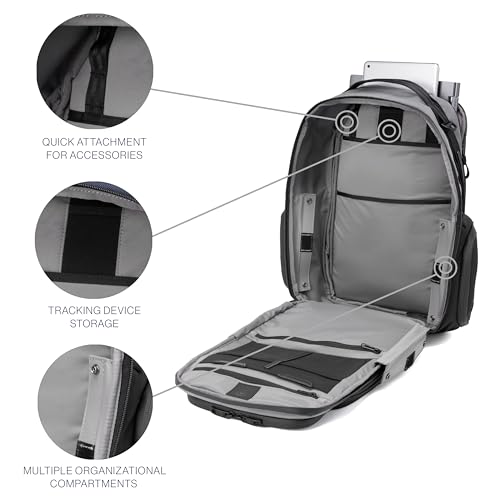 Image of Travelpro Altitude Large Expandable Travel Laptop Backpack 30-36L, 16 Inch Laptop, Water Resistant, Work, Business, Men and Women, Falcon Grey