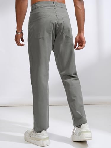 Image of Highlander Men's Casual Trousers| Relaxed Fit | Perfect for Casual Outings,Travel & Work Wear
