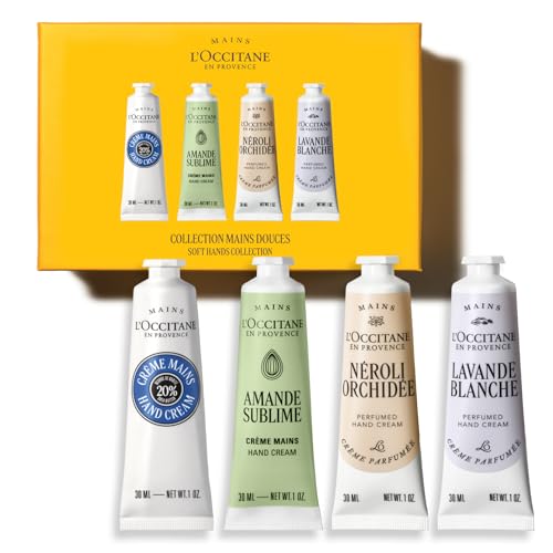 L'OCCITANE - Coffret Quatuor de Crèmes Mains - Karité, Amande, Néroli Orchidée et Lavande...