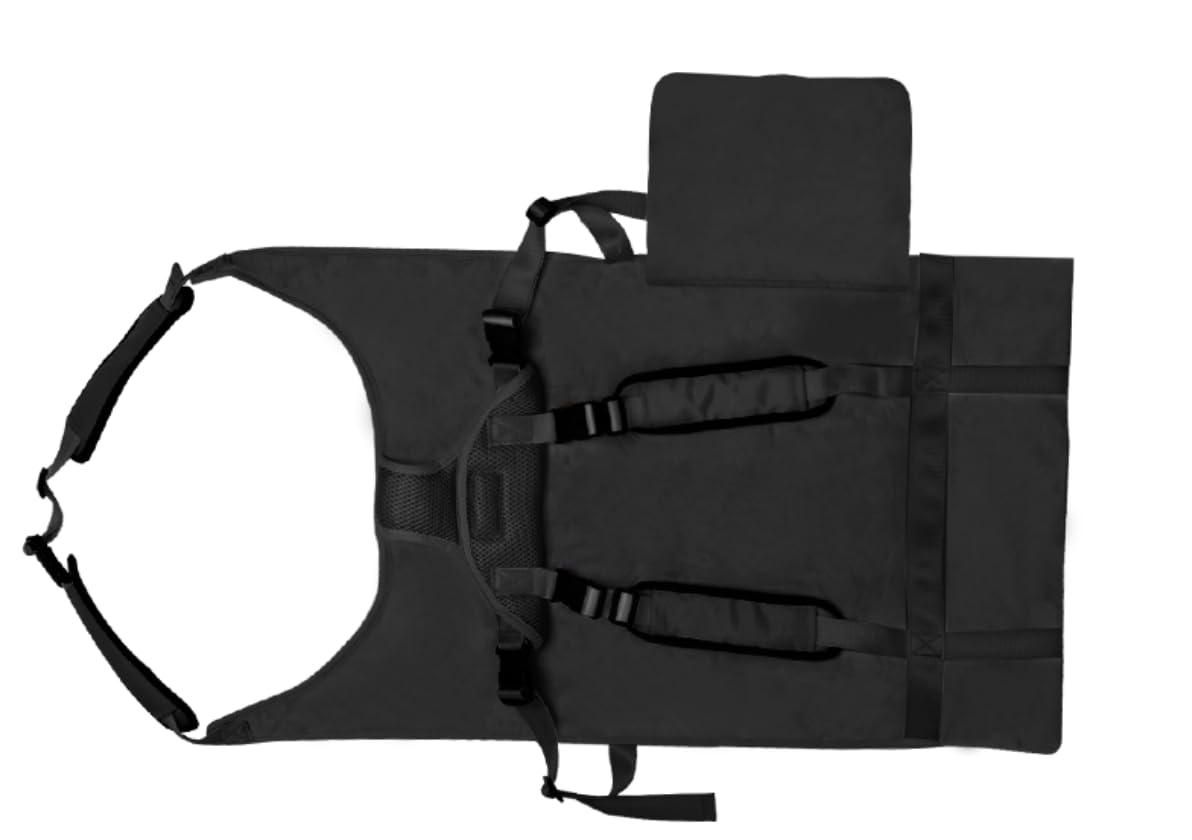 Airplane Toddler Bed, Baby Airplane Bed, Baby Travel Essentials for Flying, Flight Seat Extender, Black