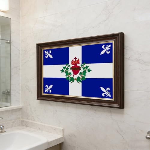 Drapeau du Sacré-Cœur impression sur toile haute définition grand format
