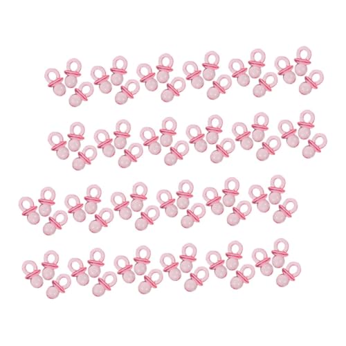 MOLUCKFU 150 Pieces Acrylic Baby Pacifiers Mini Pacifier Set for Baby Shower Safe Sturdy