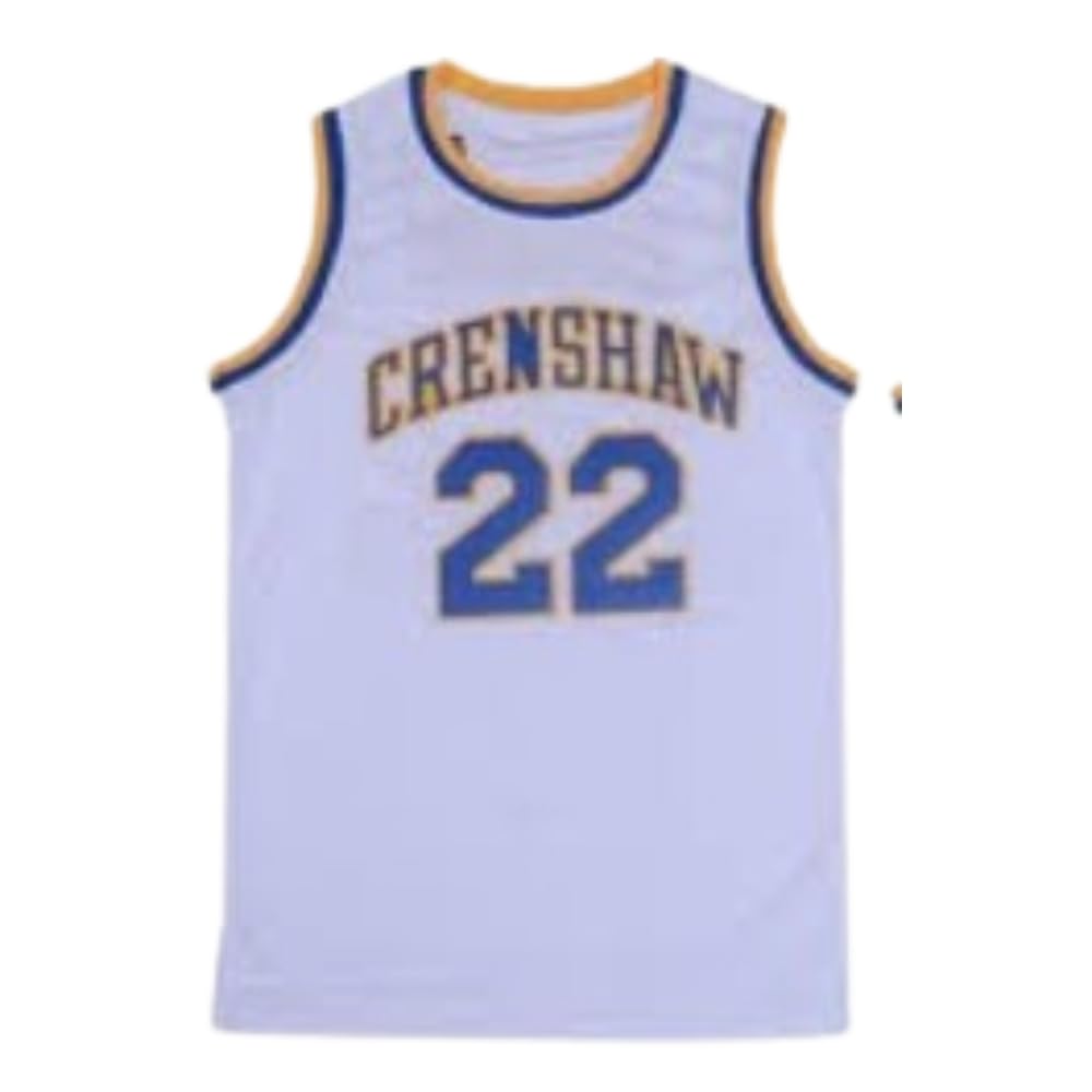 Crenshaw Jersey Monica Wright Love Basketball Stitch Sewn XS-2XL (52) White