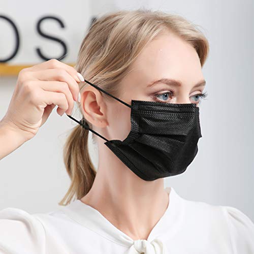 DIOLV 50 Pcs Disposable Face Mask 4-Layer Breathable Masks Night - Thumbnail 6