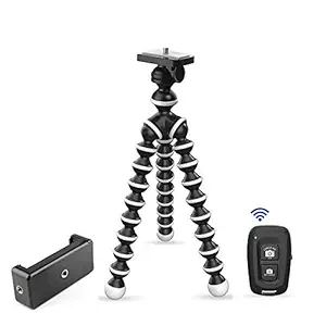 DIGITEK® (DTR 260 GT) Gorilla Tripod/Mini 33 cm (13 Inch) Tripod for Mobile Phone with Phone Mount & Remote, Flexible Gorilla Stand for DSLR & Action Cameras at Rs. 309