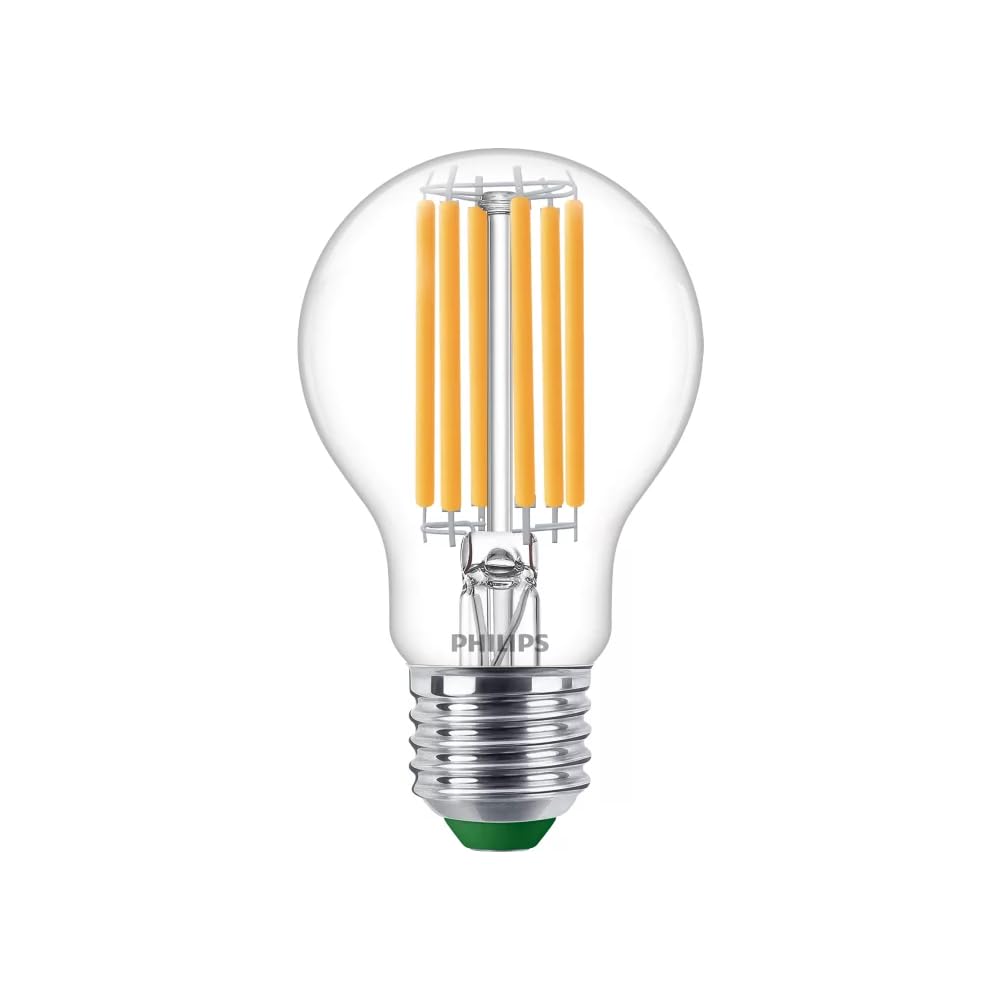 Philips LED Ultra Efficient GLS 5.2W (75W eqv.) A60 E27 3000K Clear