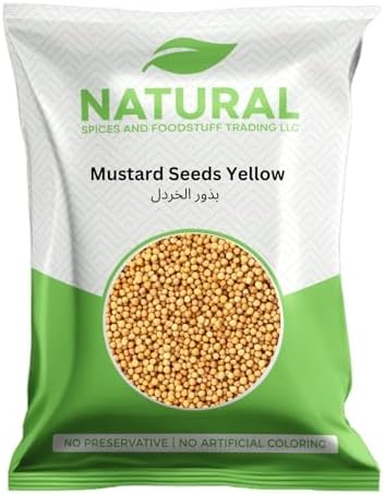 Natural Yellow Mustard Seed (Premium) 150g