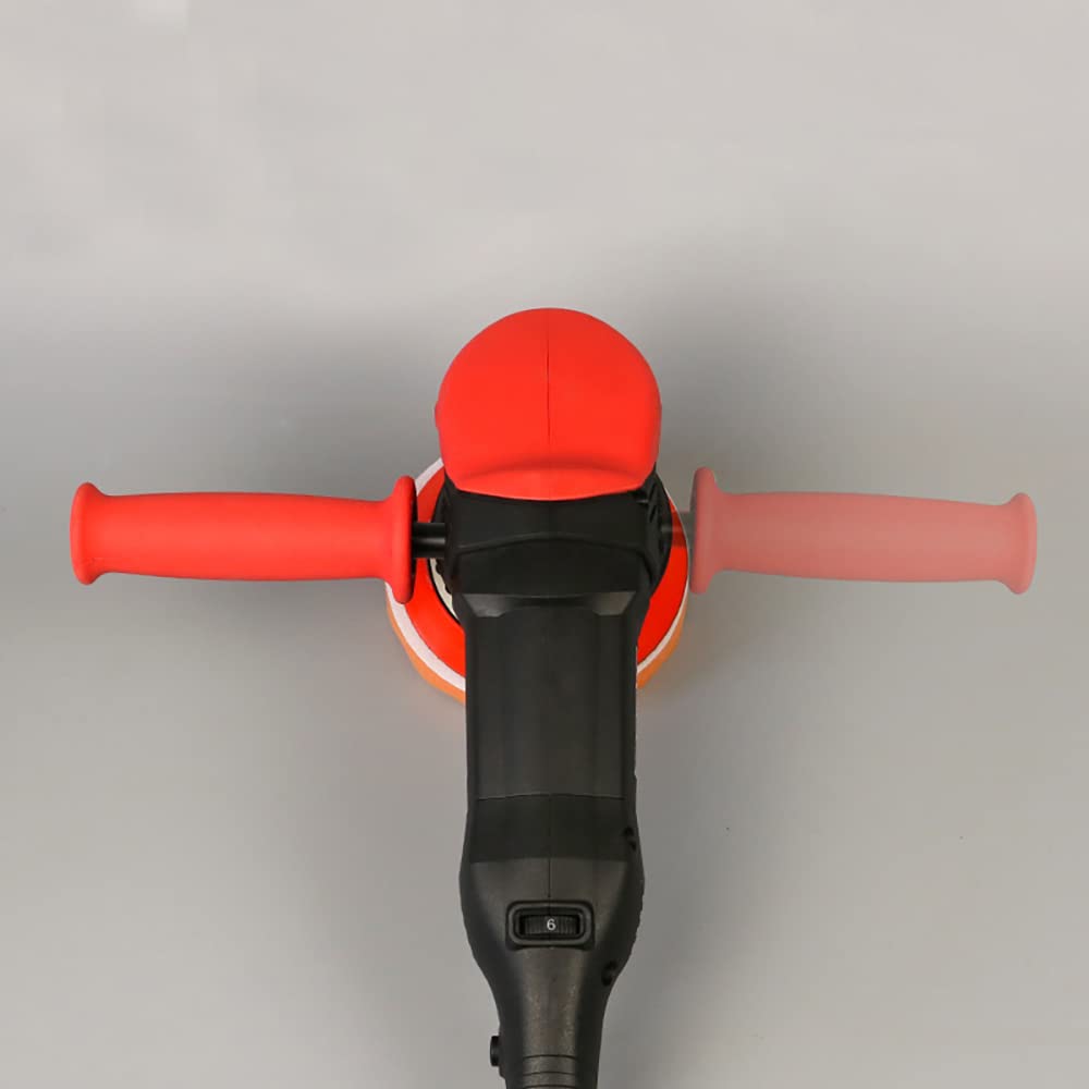 Pulidora de Coches de Mano, Pulidora Automática de Doble Oruga, Pulidora de Cera de Velocidad Variable 220V 710W