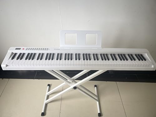 Yireal 88鍵盤 電子ピアノホワイト Amazon | Yireal デジタルピアノ、88鍵盤、スリムデザイン、ステレオ