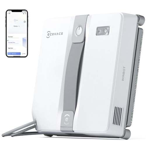 ECOVACS WINBOT MINI 本体 ECOVACS WINBOT Mini Window Cleaning Robot - Compact Design, Dual