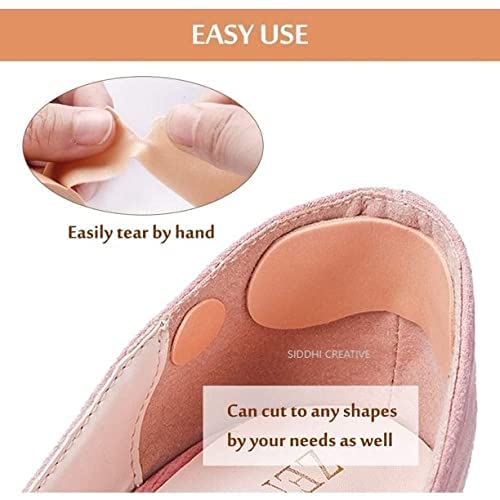 Prostuff.in High Heel Tape Moleskin for Feet Blisters Elastic Heel Sticker Anti-Slip Wear-Resistant Waterproof Heel Toe Protector Muti-Purposes Wrap to Prevention Blister Chafing Friction 1