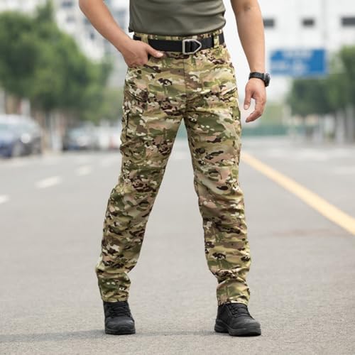 Cargo Work Pants for Men Lightweight Waterproof Tactical Work Pants Construction Carpenter Hiking Pants with Pockets2
