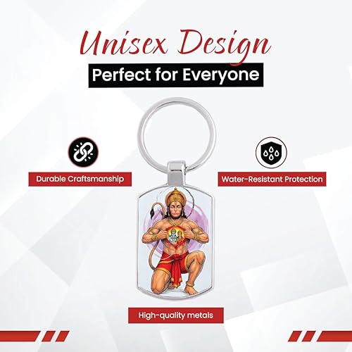 Image of Stylish Metal Keychains with Permanent Glossy Print - Inspirational Quotes & Spiritual Designs - Perfect Key chains for loved ones, Personal Use, Gifts & Return Gifts