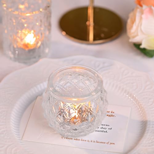 Elegant Glass Candle Holder