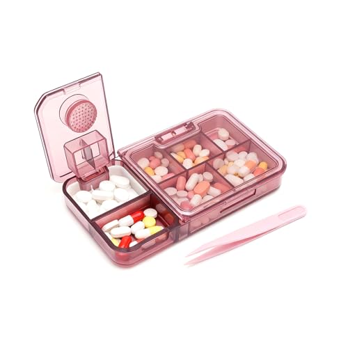 porta pillole Taglia-pillole separatore pillole regolabile multifunzione contenitore contenitore portatile per pillole