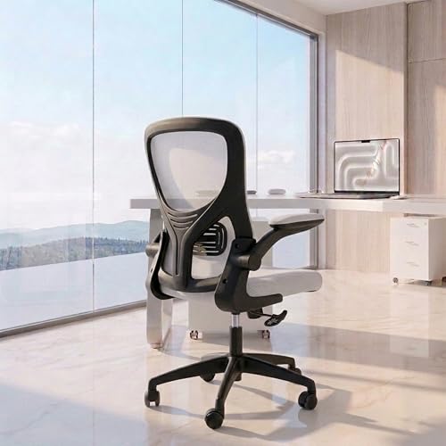 Image of Casa Copenhagen White Black | Mid Back Imported Mesh Fabric Boss Office Chair | Y Design Ergonomic Back Support | 2D Aero Design Adjustable Armrests | Synchro Tilt Lock Mechanism | Adjustable Lumbar
