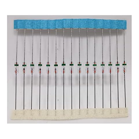 1n270 Germanium Glass Diodes with Forward Voltage 0.3 to 0.4 Volt, 15 pcs Cover