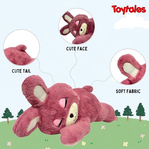 Image of TOYTALES Sleeping Bunny Super Soft Plush Toy for Kids - 60CM