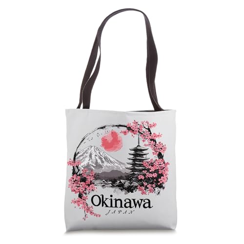 Bolso Tote Cherry Blossoms Okinawa Serenity miniatura 1