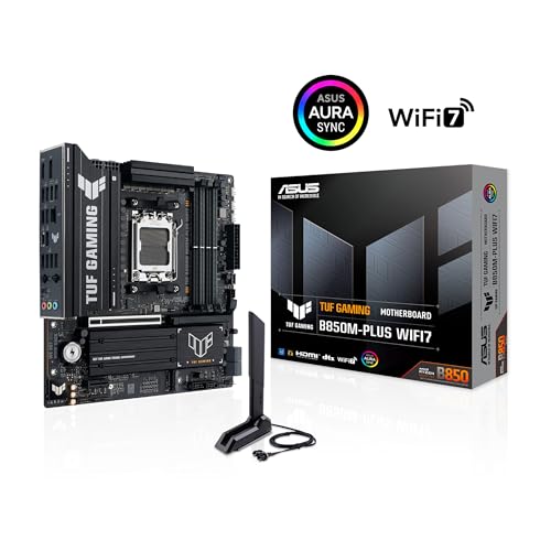 TUF GAMING B850M-PLUS WIFI7 AMD B850 Socket AM5 micro ATX ( TUF GAMING B850M-PLUS WIFI7 - Motherboard - micro ATX - Socket AM5 - AMD B850 Chipset - USB-C 3.2 Gen 2x2, USB 3.2 Gen 2, USB 3.2 - Scheda video - Immagine 6