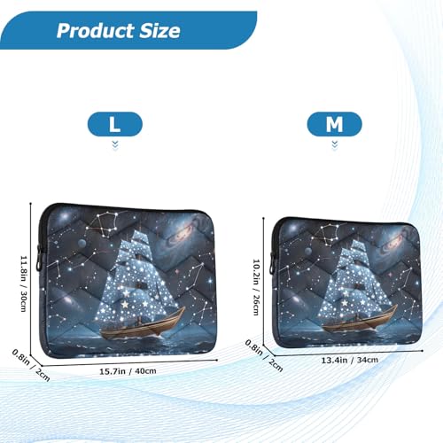 Funda acolchada para laptop 15-16 pulgadas negra miniatura 3