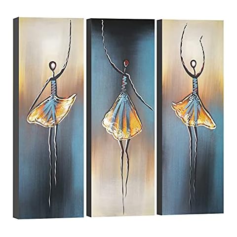 Wieco Art Dancing Girls Hand Painted Artwork Cover