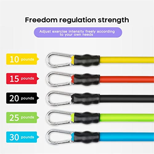 5 Tube Fitness Tension Rope Profesional miniatura 5