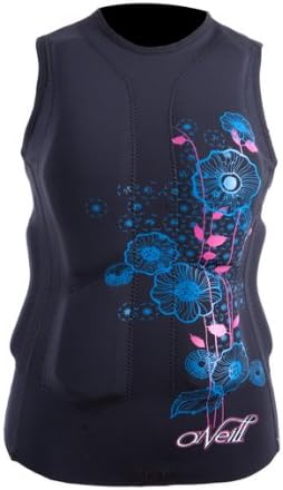 O'Neill Women's Gooru Padded Vest (Black/Neon)