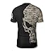 PRIMESTY BJJ Jiu Jitsu Rash Guard - Camo Short Sleeve Rash Guard Compression Shirt for No-Gi, MMA, Size XS-3XL