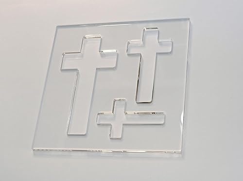 Miniatura 2 de Plantilla de enrutador de cruces, plantilla de enrutador acrílico con incrustaciones cruzadas, plantilla de cinta, plantilla de carpintería o