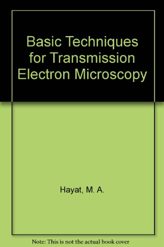 Transmiss Eletron Microscopy 0123339251 Book Cover