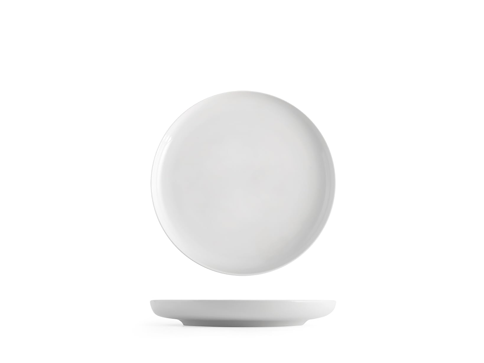 H&H Set of 6 Pearl White Porcelain Fruit Plates 19 cm
