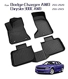 Landrol Car Floor Mats Replacement for Dodge Charger AWD 2011-2021/300C 2011-2019 AWD Protection...