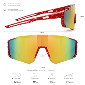 Youth Baseball Sunglasses for Boys Girls Age 6 12 Softball Cycling Sports Sunglasses for Kids Lightweight Frame