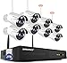 Wireless Security Camera System,SMONET 8CH 960P HD Wireless Network/IP Security Camera System(WIFI NVR Kits),8PCS 960 Wireless Indoor/Outdoor IP Cameras,P2P,Superior Night Vision,2TB HDD Pre-installed