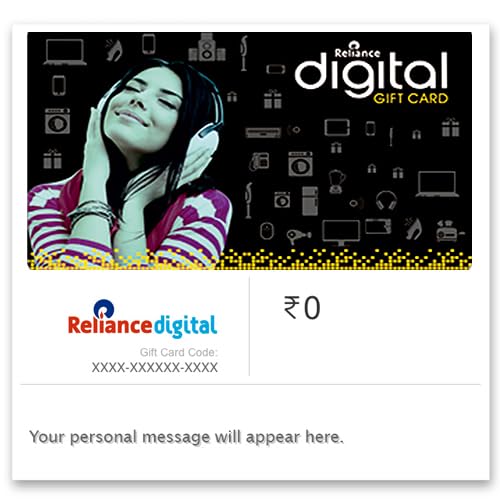 Reliance Digital| E-Gift Card | Instant Delivery | Valid for in-store purchases | 1 year validity - Review, Price and Buying Guide