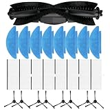 Solución de limpieza integral cepillo principal, cepillos laterales, filtros y paño de fregona para Everybot Q3/Q3 Plus
