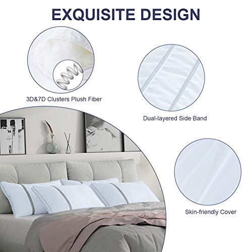 BedStory Pillows 2 Pack Hotel Quality & Hypoallergenic, Soft Pillows for Neck and Shoulder Pain, Bed Pillow Supportive… - Image 5