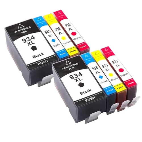 Cartouche d'encre 934XL 935XL pack de 2 lots pour imprimante Officejet Pro 6830 6230