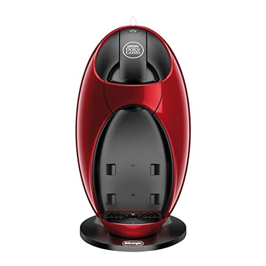 De'Longhi Dolce Gusto Jovia EDG250.R - Cafetera de cápsulas, 15 bares de presión, color rojo