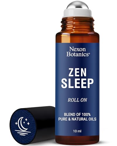 Zen Sleep Essential Oil Roll-On 10 ml - Calming Blend for Serenity & Deep Sleep with Lavender...