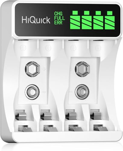 HiQuick Akku Ladegerät, mit LCD Anzeige, für NiMH/NiCd