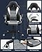 SONGMICS OBG28G Silla Racing, con Altura Ajustable, Apoyabrazos Abatibles, Mecanismo de Inclinación,...
