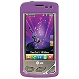 Amzer Polished Snap-On Crystal Hard Case for LG Chocolate Touch VX8575 - Purple