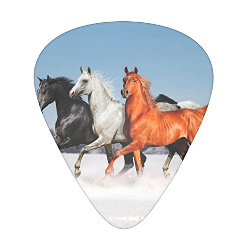 Ensemble de 12 médiators de guitare Pretty Horses pour guitare acoustique, guitare électrique, contrebasse, ukulélé - Les Beatles, Paul McCartney, John Lennon, RIngo Starr, George Harrison Ensemble de 12 médiators de guitare Pretty Horses pour guitare acoustique, guitare électrique, contrebasse, ukulélé