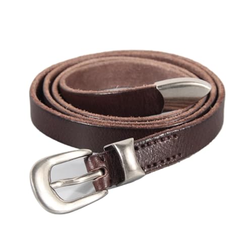 Women Decorative Belt Extended Thin Section Knotted Decorative Ladies Belt All-Match Slim Skirt Belt Women Jeans Belt(110cm,Coffee)