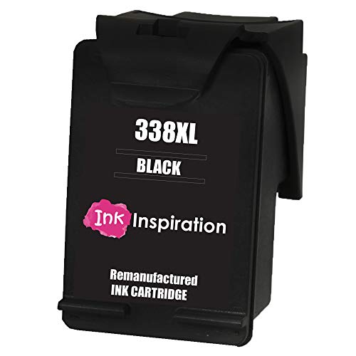 Ink Inspiration Negro Cartucho de Tinta Remanufacturado para HP 338 Photosmart 2575 2610 2710 8150 8450 8750 C3180 DeskJet 460c 6540 6620 9800 PSC 1610 2355 Officejet 100 150 6210 H470